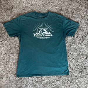 Eddie Bauer T Shirt Mens Large Original Outdoor Outfitter Short Sleeve